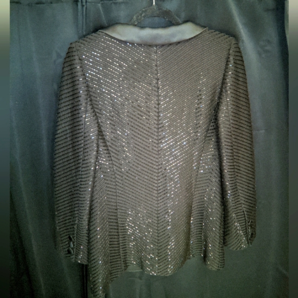 Black beaded Giorgio Armani Blazer size 38